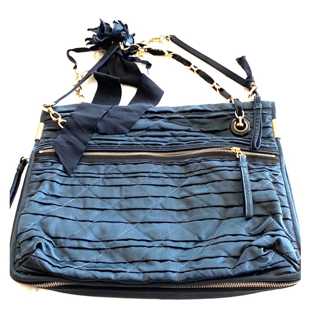 Lanvin satin carryall bag